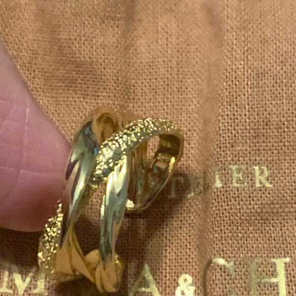 Sz 6 L'Atellier Paris Emma & Chloe Gold Ring - Picture 5 of 16